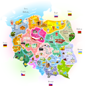 mapa Polski