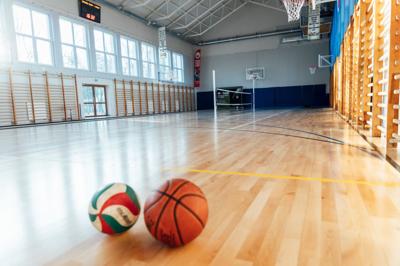 hala sportowa w środku