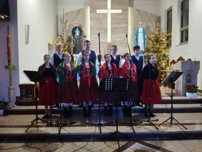 zespół wytępujący podczas festiwalu kolęd