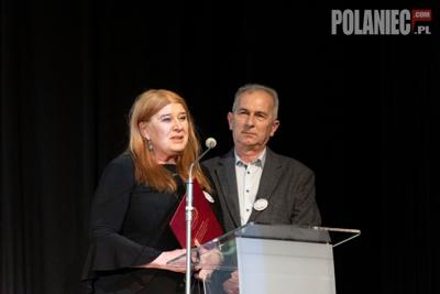 P. Lipiec i p. Sztaba podczas uroczystości