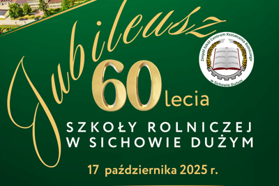 plakat informujący o jubileuszu