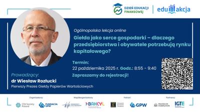 Ogólnopolska lekcja online Giełda jako serce gospodarki