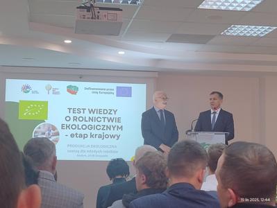 prelegenci onferencji nt. rolnictwa ekologicznego