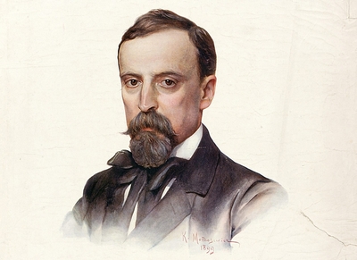 Kazimierz Mordasewicz, Portret Henryka Sienkiewicza, 1899, własność Muzeum Narodowe w Warszawie