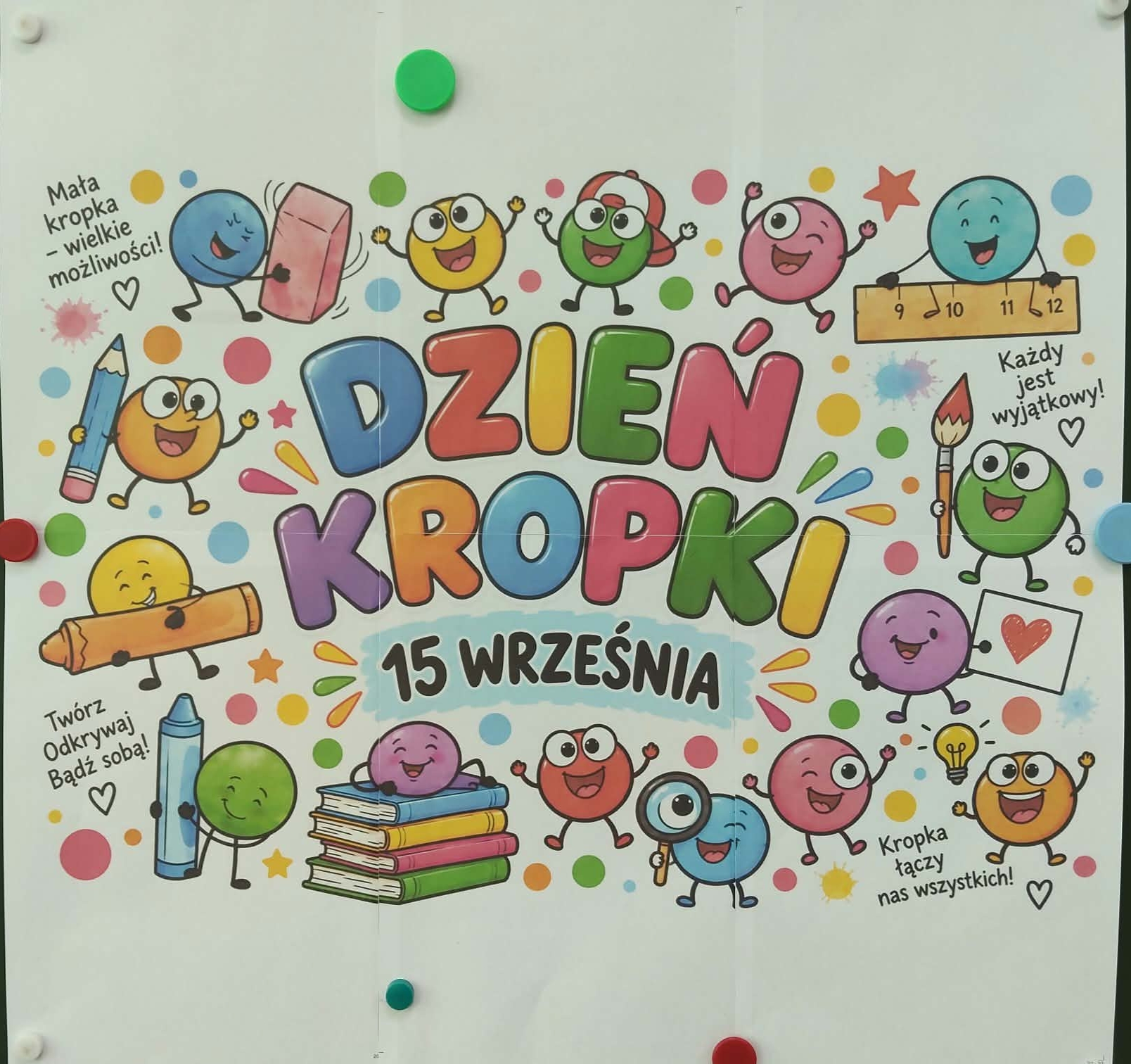 Międzynarodowy Dzień Kropki obchodzony w przedszkolu w Żelechlinku