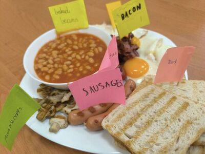 "Learning English through food" w klasie 4