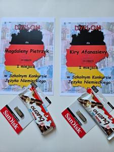Szkolny Konkurs Języka Niemieckiego dla uczniów z klasy VI.