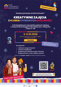 Bezpłatne 4-dniowe warsztaty z zakresu nowych technologii!