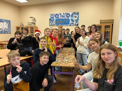 Mikołajki w klasie 6