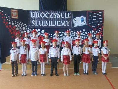 Ślubowanie uczniów klasy I SP. 20 października 2017r.