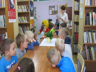 Urodziny Kubusia Puchatka w Bibliotece Publicznej w Koniecznie - 15 października 2018r.
