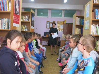 Uroczystość pasowania na czytelnika Publicznej Biblioteki w Koniecznie- 15 maja 2018r.