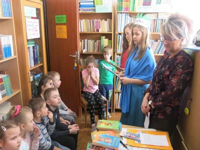 Uroczystość pasowania na czytelnika szkolnej biblioteki 18.01.2018r.