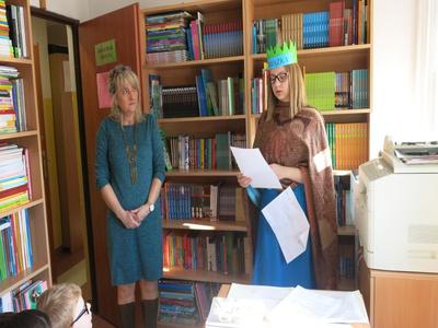 Uroczystość pasowania na czytelnika szkolnej biblioteki- 6 marca 2019r.