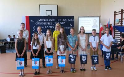 Laureaci konkursu ,,Sienkiewicz w oczach uczniów
