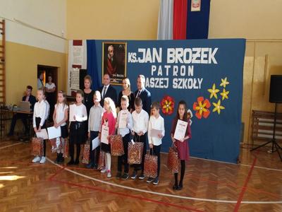 Laureaci klas 2-3 konkursu matematycznego - Kurzelów 15 października 2019r.