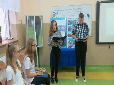 Podsumowanie projektu edukacyjnego kl 2 PG -,,Podróże po literaturze- 12 czerwca 2018r.