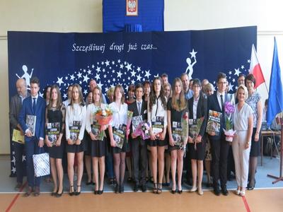 Absolwenci naszego gimnazjum.