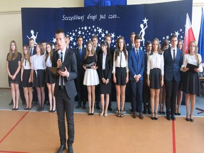 Absolwenci naszego gimnazjum.