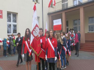Obchody 100 lecia Niepodległości w naszej szkole.