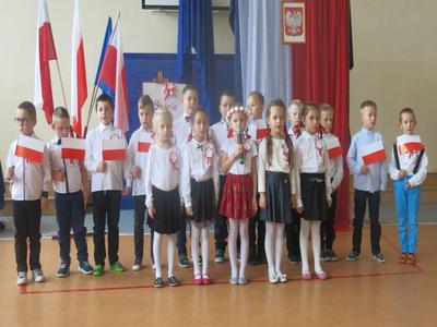 Obchody 100 lecia Niepodległości w naszej szkole.
