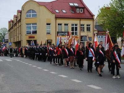 Uroczystości 3 majowe we Włoszczowie.
