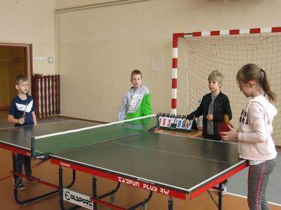Turniej tenisa stołowego - Zimowisko 2019r.