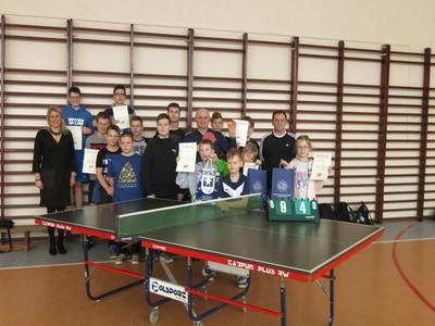 Turniej tenisa stołowego - Zimowisko 2019r.