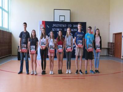 Podziękowanie za sukcesy w roku szkolnym 2018-2019