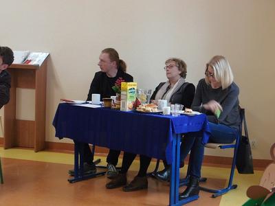 JURORZY:(OD LEWEJ)PIOTR CHRAPKOWSKI, HANNA WRÓBEL, ALINA ZYNTEK