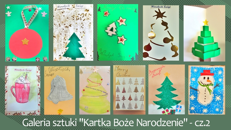 Kolaż zdjęć  (cz.2.) prac uczniów pod hasłem 