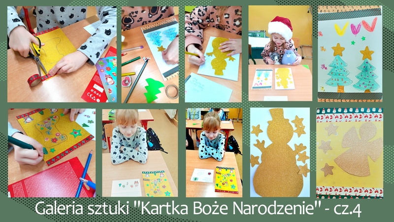 Kolaż zdjęć  (cz.4.) prac uczniów pod hasłem 