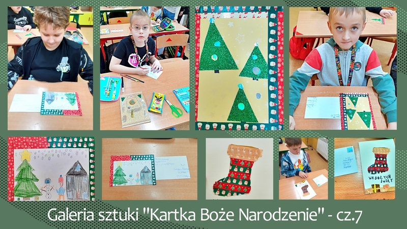 Kolaż zdjęć  (cz.7.) prac uczniów pod hasłem 