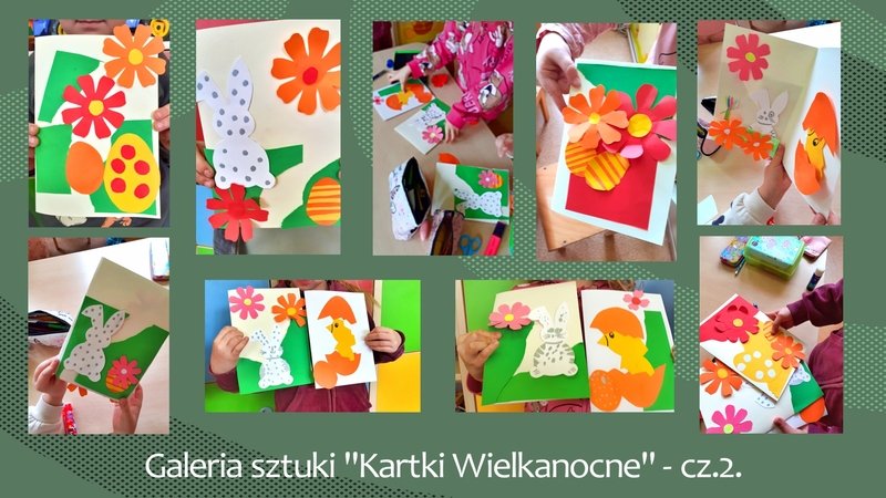 Kolaż zdjęć  (cz.2) prac uczniów pod hasłem 