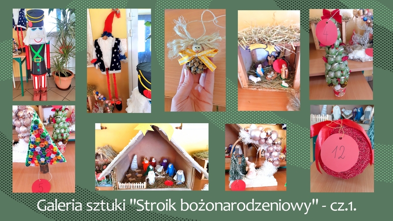 Kolaż zdjęć (cz.1) prac uczniów pod hasłem