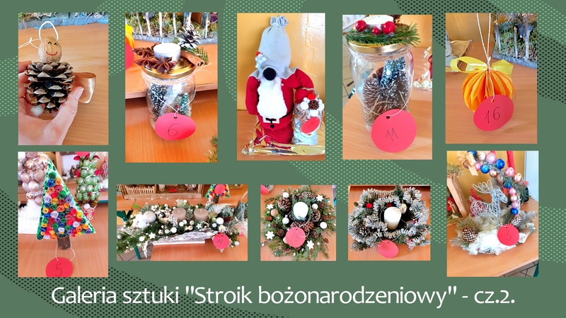 Kolaż zdjęć (cz.2) prac uczniów pod hasłem