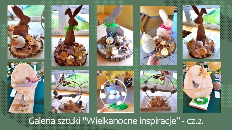 Kolaż zdjęć (cz.2) prac uczniów pod hasłem 