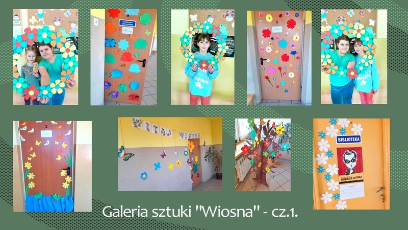 Kolaż zdjęć (cz.1) prac uczniów pod hasłem