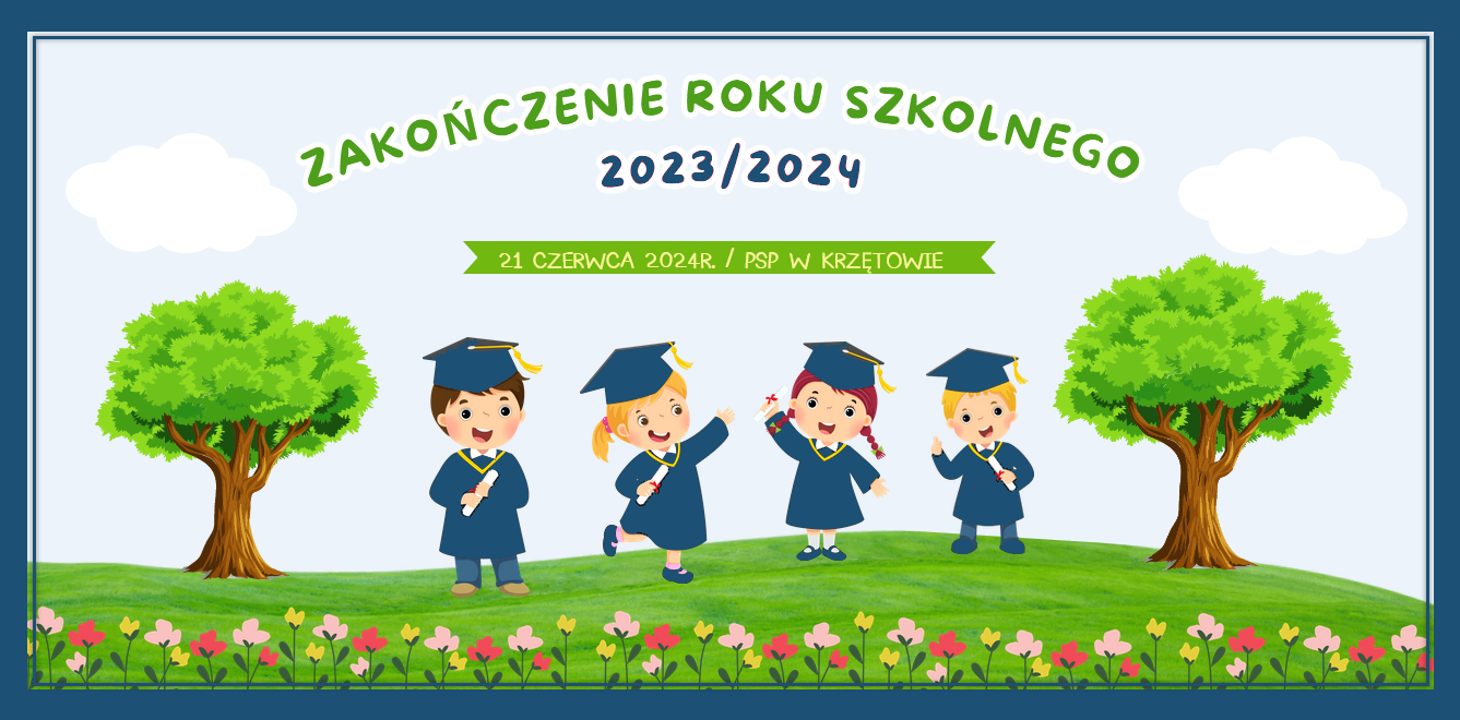 Kolaż zdjęć - Zakończenie roku szkolnego 2023_2024 - PSP w Krzętowie - 21 VI 2024