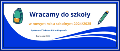 Początek roku szkolnego 2024/2025 w PSP w Krzętowie