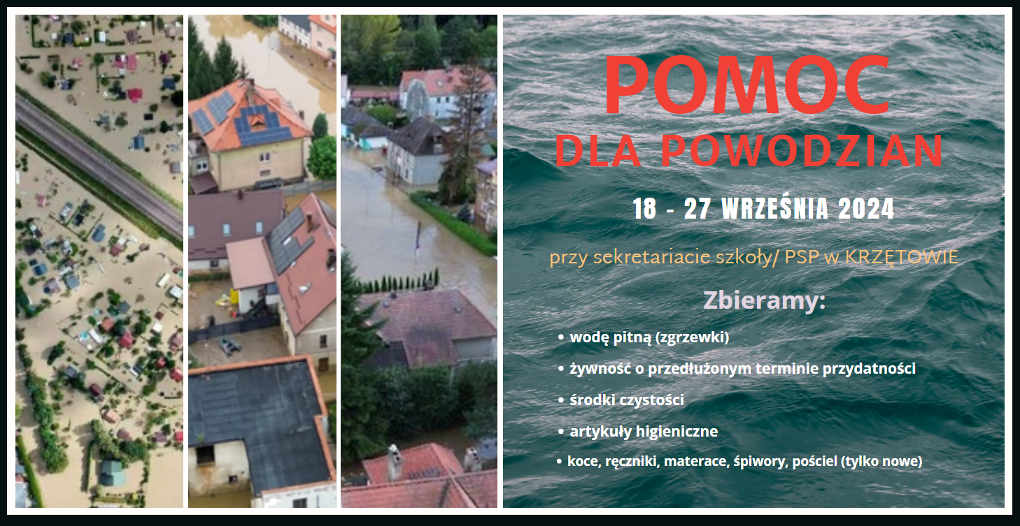 Pomoc dla Powodzian - 18 - 27 września 2024 - PSP w Krzętowie