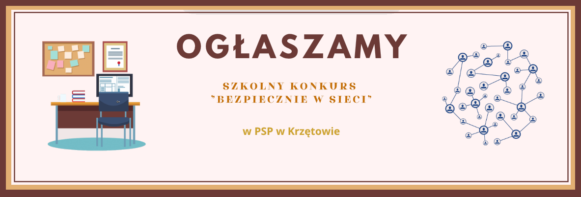 Szkolny Konkurs "Bezpiecznie w sieci" - styczeń 2025 - PSP w Krzętowie