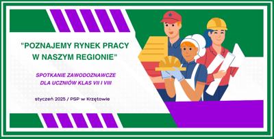 Poznajemy rynek pracy w naszym regionie - spotkanie zawodoznawcze dla uczniów kl. VII - VIII - sty 2025 - PSP w Krzętowie