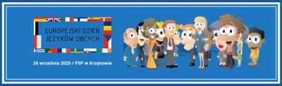 Baner – Europejski Dzień Języków Obcych 2025 – PSP w Krzętowie