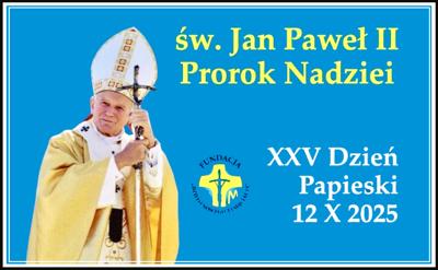 Baner - Dzień Papieski - październik 2025 - PSP w Krzętowie