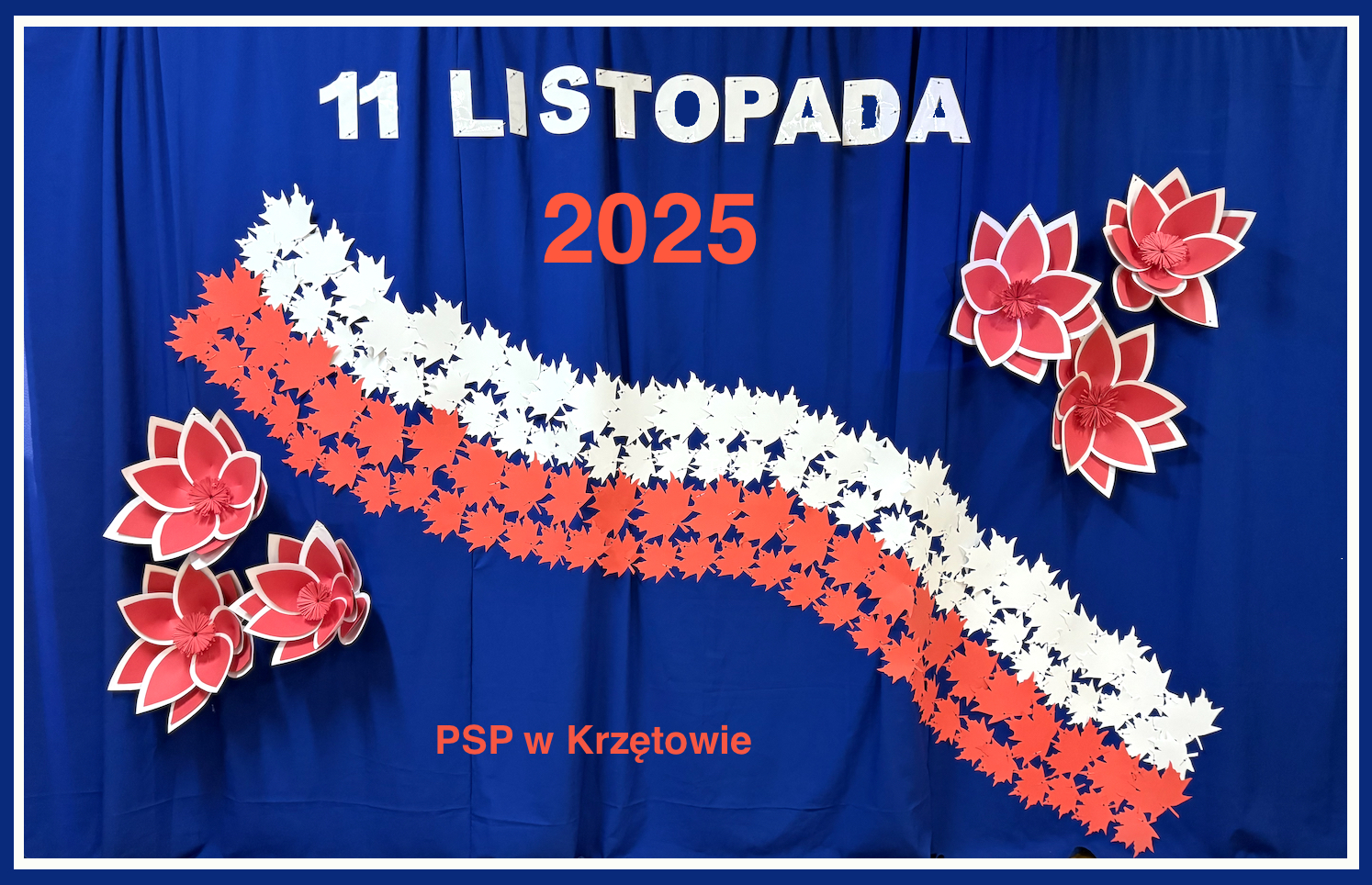 Baner – 11 listopada 2025 – Święto Niepodległości - PSP w Krzętowie