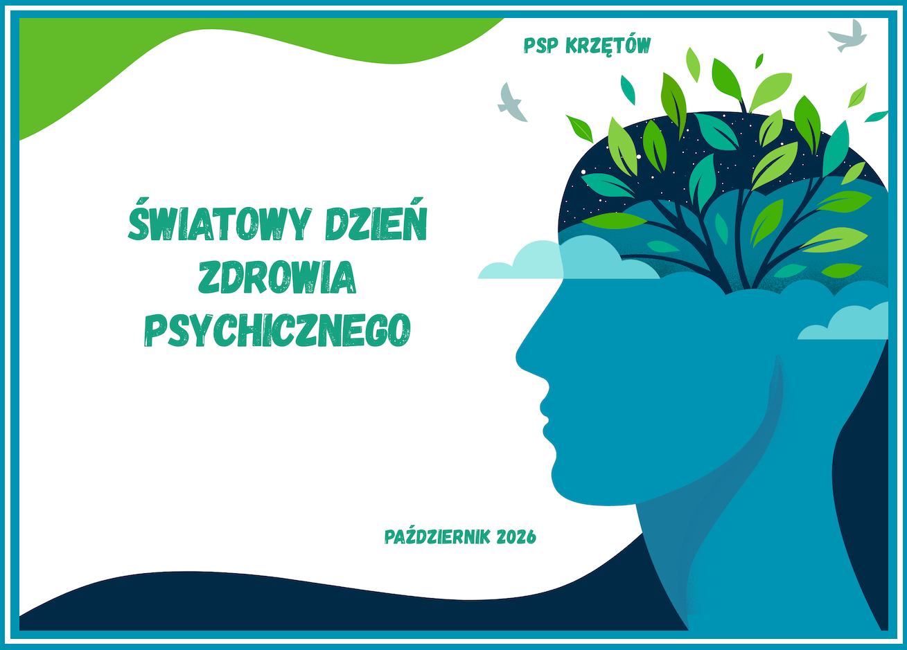 Baner – Światowy Dzień Zdrowia Psychicznego - X 2026 - PSP w Krzętowie