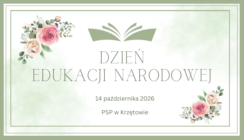 Baner – Dzień Edukacji Narodowej – 14 października 2026 – PSP w Krzętowie