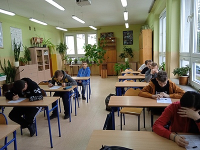 Szkolny konkurs Wiedzy z BHP listopad 2021 r