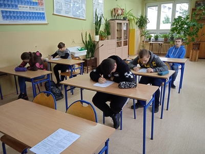 Szkolny konkurs Wiedzy z BHP listopad 2021 r